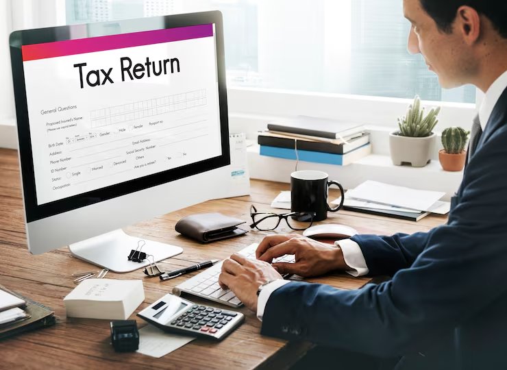 Preparing a tax return online